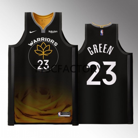 Maglia NBA Golden State Warriors Draymond Green 23 Nike 2022-23 City Edition Nero Swingman - Uomo